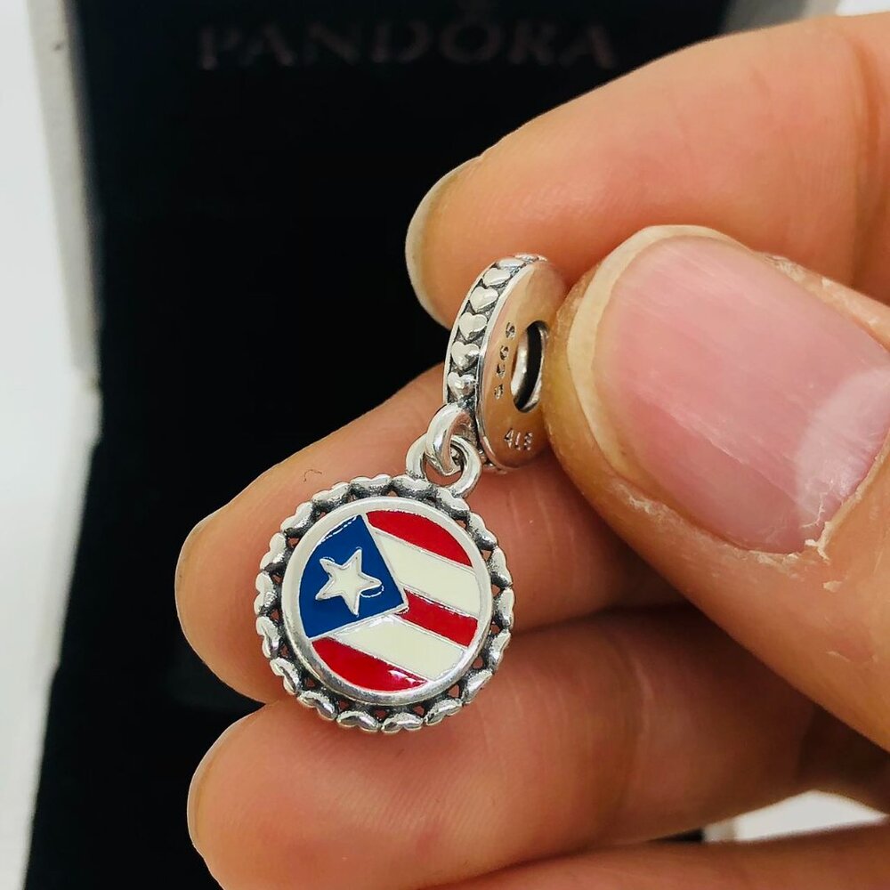 ✨🔥Pandora Sanse 19 Charm Puerto Rico Charm San Sebastián Street Festival Charm